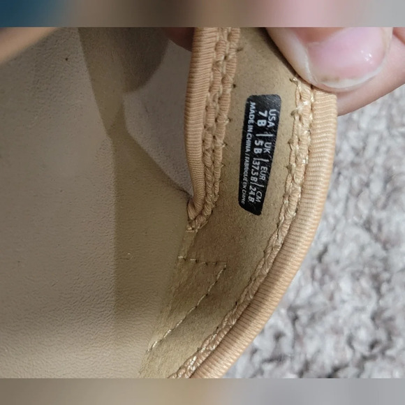 Spenco Orthotic Sandals, Womens‎ Size 7, Tan Bottom With Blue And Green Straps - Picture 3 of 3